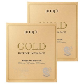 PETITFEE 黃金水凝膠面膜 Set 5片 32g 含有海藻類, 2盒