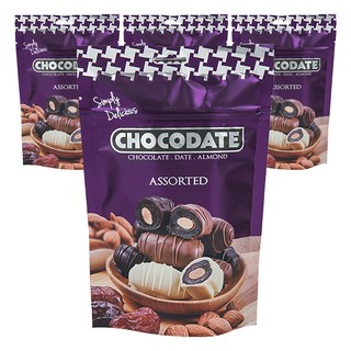 Chocodate 杏仁夾心綜合巧克力, 90g, 4包
