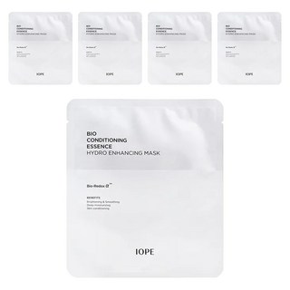 IOPE 艾諾碧 超水潤面膜 Set 5片 - BIO CONDITIONING ESSENCE, HYDRO ENHANCING MASK, 1組