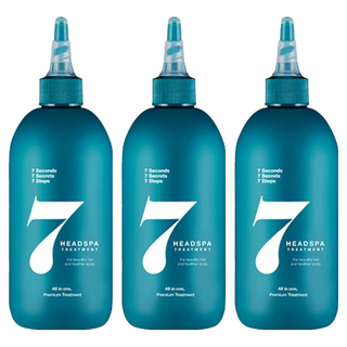 헤드스파7 파란눈 블랙 헤어팩, 300ml, 3개