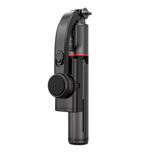 ANTIAN 智能雲臺防抖藍牙自拍棒 + 三腳架/遠程遙控直播自拍手機架, 1個, 黑色, L19