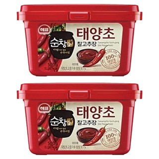 Haepyo 韓式太陽草辣椒醬, 500g, 100% 辣椒, 2盒