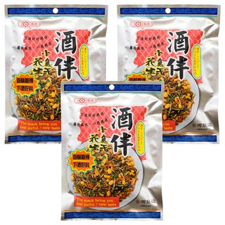 惠香 酒伴小魚干花生 香辣酥脆 下酒好料 內含幸運籤, 90g, 3包