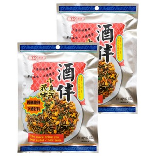 惠香 酒伴小魚干花生 香辣酥脆 下酒好料 內含幸運籤, 90g, 2包