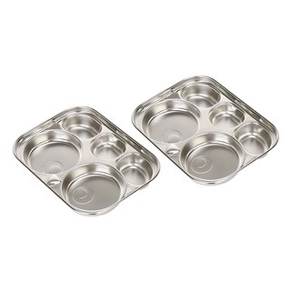 에디슨 부엉이 스텐식판 키즈, 580ml, 2개