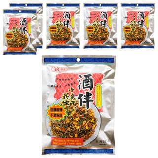 惠香 酒伴小魚干花生 香辣酥脆 下酒好料, 90g, 6包