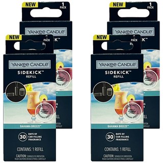 YK Sidekick 車用芳香劑補充包, 4個, 巴哈馬微風