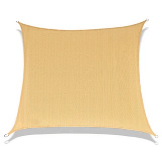 Fine Goods 方形防水遮陽棚, 米色