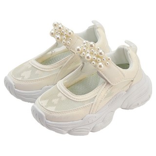 Rabbit Foot 兒童愛心珍珠網眼運動鞋