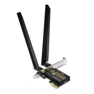 TP-Link Archer TBE400E BE6500 Wi-Fi 7 三頻 藍牙5.4 PCIe無線網路卡 WiFi 7 無線網卡, 黑色, 1台