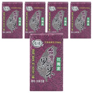 名優 花東黑糯糙米, 600g, 5包