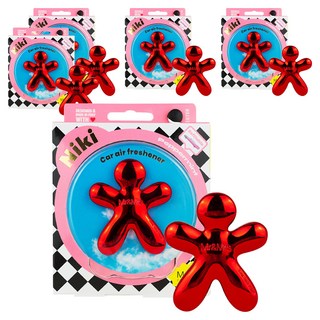 Mr&Mrs FRAGRANCE Niki 經典車用芳香劑, 薄荷, 5個