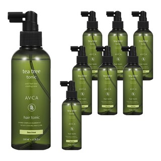 AVCA 頭皮護理強健髮根茶樹護髮液, 200ml, 8瓶