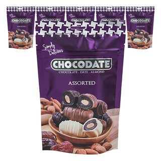 Chocodate 杏仁夾心綜合巧克力, 90g, 6包