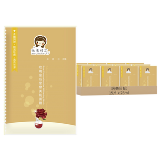 玩美日記 玫瑰皇后愛戀美肌面膜, 1入, 15片