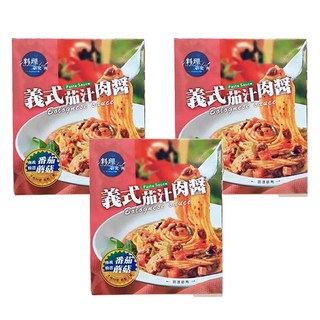 聯夏 料理研究所 義式茄汁肉醬, 140g, 3盒