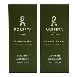roberta di camerino 車用出風口芳香劑 小森林 補充包 7ml 1入, 2個, Little forest