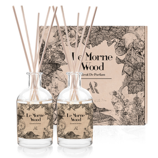 AREMANTE 奢華系列擴香瓶2入禮盒組, Le Morne Wood, 1組, 400ml