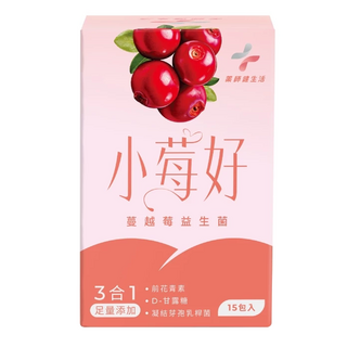 PHARGOODS 藥師健生活 小莓好蔓越莓益生菌, 15包, 30g, 1盒