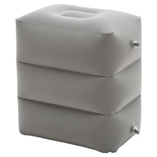 New&S 3段充氣腳踏墊, 1個, 灰色