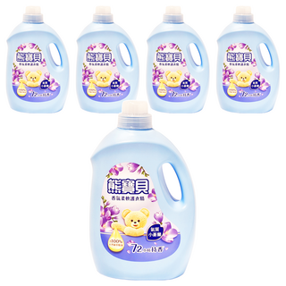 Snuggle 熊寶貝 香氛柔軟護衣精 優雅小蒼蘭香氣, 3L, 5桶