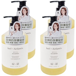 hoi 好好生活 日京山風香氛賦活洗髮露 幽玄之山 -清潔頭皮, 500ml, 4瓶