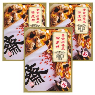 游建好 素肉骨茶湯滷包, 純天然中藥材調製, 無添加化學物料及防腐劑, 50g, 3包