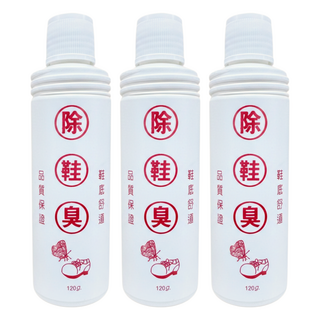 FOOTMATES 足之伴 除鞋臭, 120g, 3瓶
