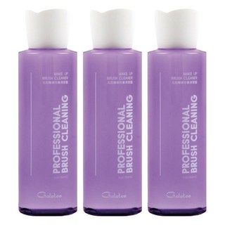 Galatea 葛拉蒂 毛刷&粉撲專業保養清潔露, 無酒精溫和殺菌配方, 延長刷具壽命, 提高妝感服貼度, 150ml, 3件