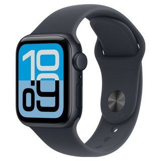 Apple 2025 Watch SE 3 鋁金屬 + S/M運動型錶帶, 40mm, 午夜色, GPS + 行動網路