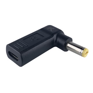 KTnet 廣鐸 TC母轉DC公5.5*1.7 PD電源誘導頭 5A ACER, 3.2cm, 黑色, 1個