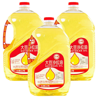 台糖 大豆沙拉油, 2.6L, 3瓶