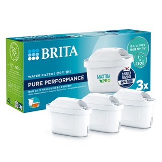 브리타 정수기 필터 막스트라 프로 퓨어 퍼포먼스 3입, 1개