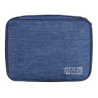 城市漫遊 3C配件收納包 隨身手拿包, 藏青色, 1個