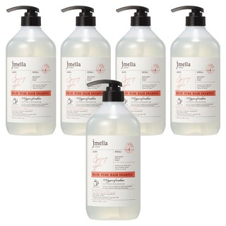 jmella 法國純淨春日蘋果香氛洗髮精 花蘋果香, 5個, 1L