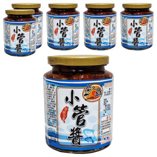 菊之鱻 海鮮醬系列 小管醬 澎湖特產 精選新鮮食材, 450g, 6罐