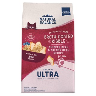 내추럴발란스 전연령 캣 오리지날 울트라 닭 & 연어 레시피 드라이 기능성 사료, 피부/피모, 2.4kg, 1개