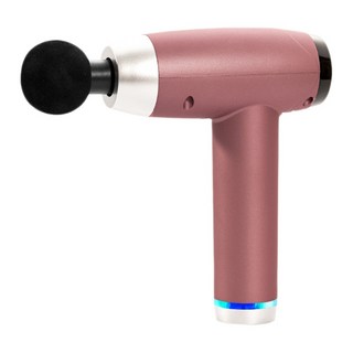 旗艦款52檔數顯按摩槍, 配備10件按摩頭, USB充電, 輕量化設計, K6, 玫瑰金