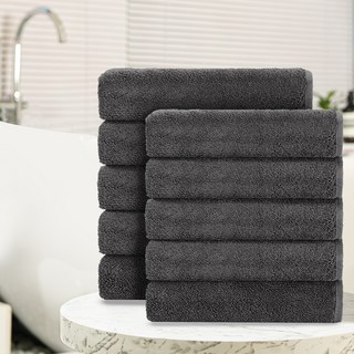 하비티 고급 수건 150g 30수 면사, 다크그레이, 10개