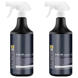 Chuli 初梨 水垢大師 有效去除水垢 成分溫和 浴室清潔劑, 500ml, 2瓶