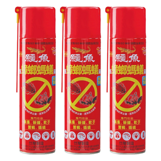 鱷魚 跳蚤蟑螂螞蟻藥 IF60, 600g, 3瓶