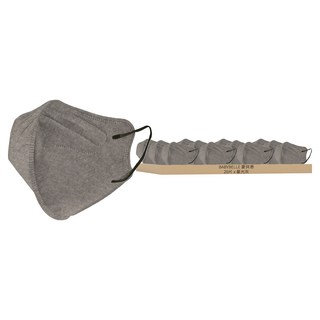 愛貝恩BABYBELLE PM2.5防霾口罩 有效阻擋PM2.5 舒適透氣, 星光灰, 20片, 1組