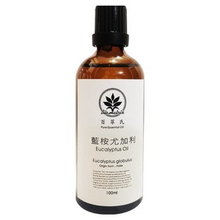 Bio-matrix 百翠氏 藍桉尤加利純精油 100ml，清新木質香，淨化空氣，舒緩身心壓力, 1瓶