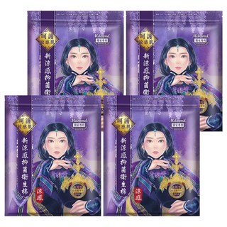 Mdmmd. 明洞國際 新涼感抑菌衛生棉 SGS驗證50.62倍吸水力 薄荷茶樹涼感精油, 夜用型(33cm), 6片, 4包