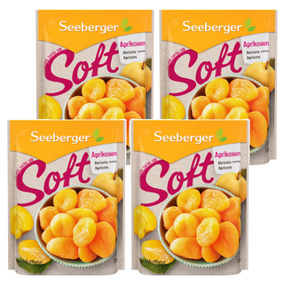 德國 Seeberger 軟杏桃乾, 200g, 4包