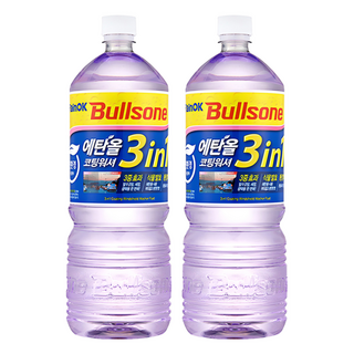 불스원 Rain OK 에탄올 3in1 발수코팅 워셔액, 1.8L, 2개