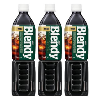 AGF Blendy 無糖咖啡, 950ml, 3瓶