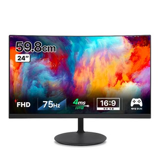 HANSUNG SUPERSTORE FHD Real 75 1500R曲面電競螢幕, TFG24F07V (一般)