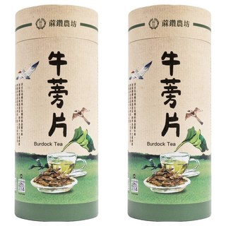 蔴鑽農坊 牛蒡茶片罐, 400g, 2罐