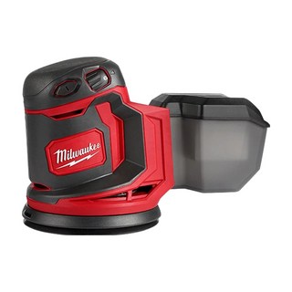 Milwaukee 美沃奇 台灣公司貨 18V鋰電砂紙 打蠟機 空機 M18BOS125-0 紅黑, 1台